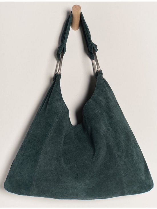 Free People Handbags - 🌲 Free People Bobbi Slouch Suede Tote Hobo Bag in SOLD OUT Color 🌲 PINE